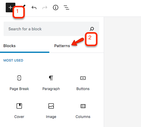 Jak wstawić szablon bloków do wpisu/strony w WordPressie